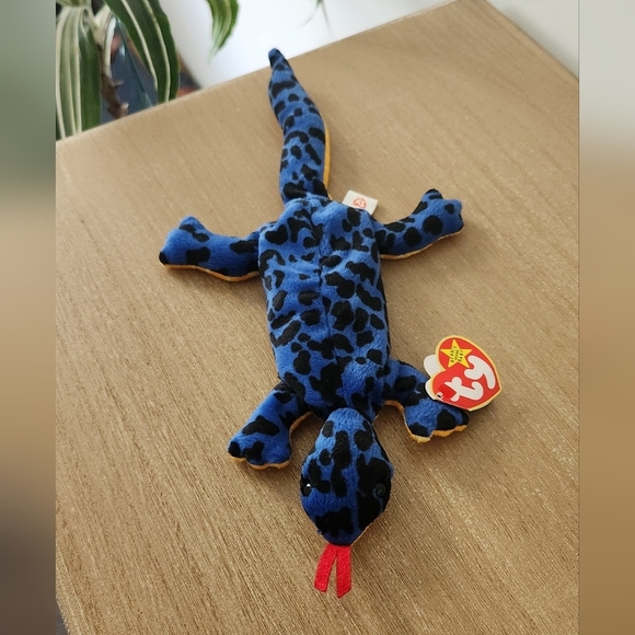 🦎 Ty Beanie Baby “Lizzy” the Lizard – 1995 Vintage Collectible, Excellent Condi - Picture 6 of 16